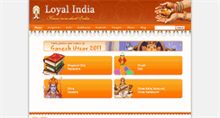 Desktop Screenshot of loyalindia.com